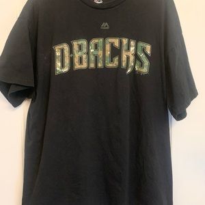 Arizona Diamondbacks Military Green Logo Black T-Shirt men’s Xl Goldschmidt 44